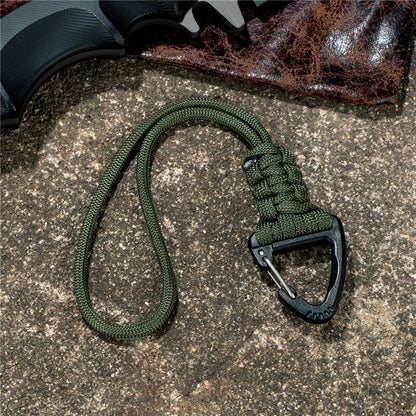 LANDGAP Keychain Lanyard with Triangle Buckle | High Strength Cord for Emergency Survival