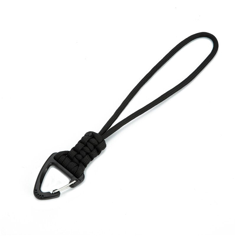 LANDGAP Keychain Lanyard with Triangle Buckle | High Strength Cord for Emergency Survival