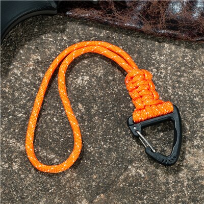 LANDGAP Keychain Lanyard with Triangle Buckle | High Strength Cord for Emergency Survival