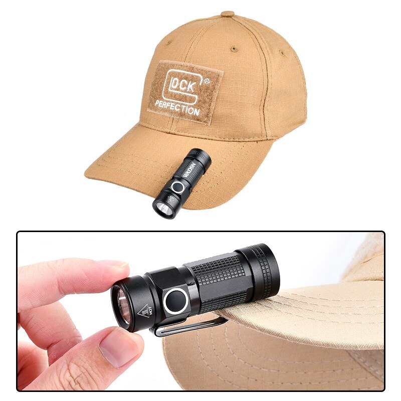 LANDGAP Survival Safety Lamp With Hat Clamp Holder