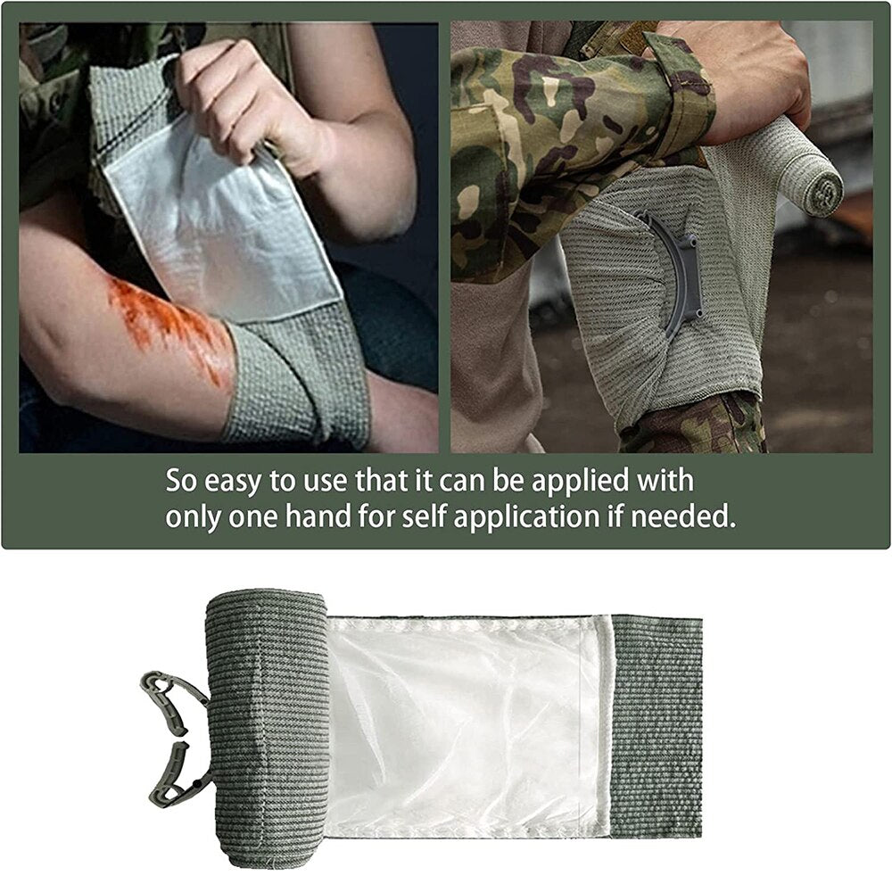 LANDGAP Bandage Wound Dressing Emergency Combat First Aid