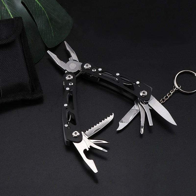 LANDGAP Multifunctional Folding Pliers Pocket Knife Multi-tool for Outdoor Survival and Emergency