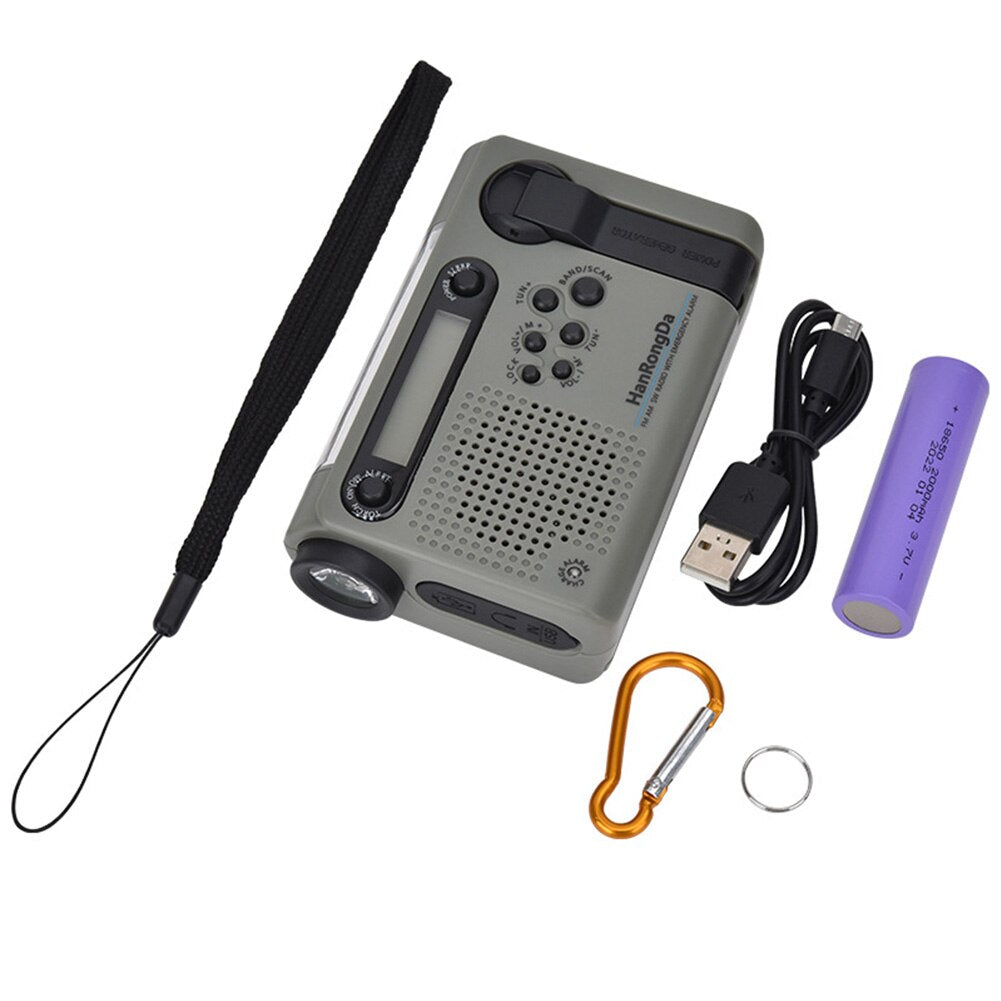 LANDGAP Hand Crank Solar Radio