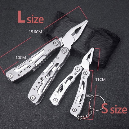 LANDGAP Multifunctional Folding Pliers Pocket Knife Multi-tool for Outdoor Survival and Emergency