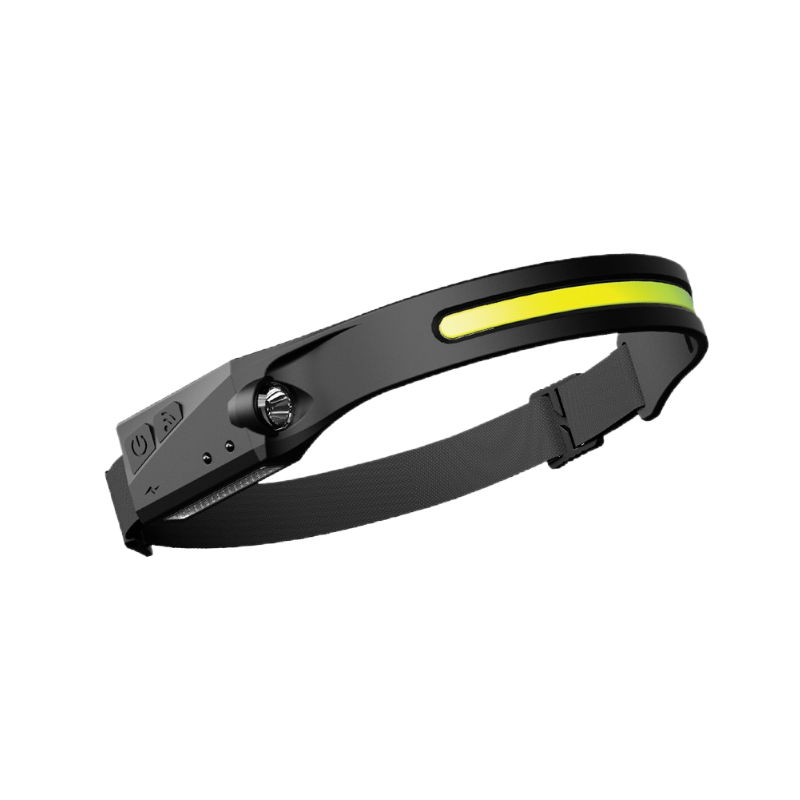 LANDGAP LED Induction Headlamp with Rechargeable Battery and Waterproof Design